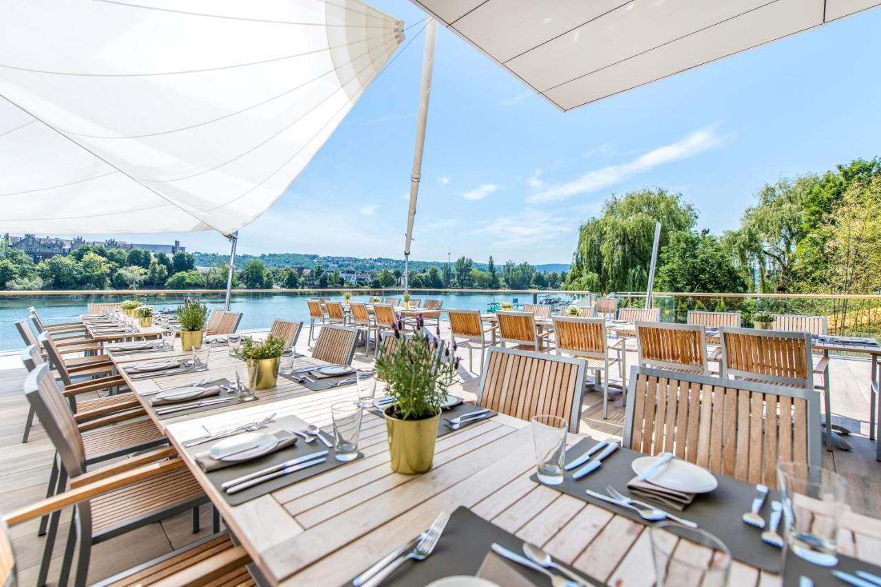 מלון קובלנץ Faehrhaus Koblenz מראה חיצוני תמונה The restaurant on the top deck